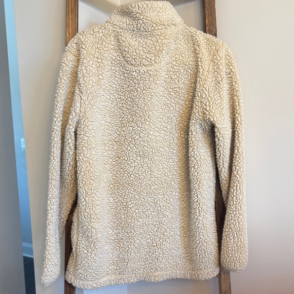 Simply Southern Cream Fleece Quarter-Zip Pullover - Picture 6 of 6